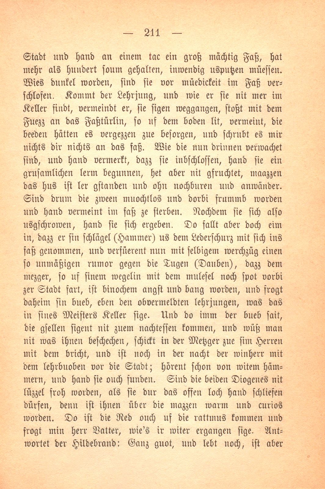 Aus einer Basler Familienchronik des Jahres 1622. (Gütigst mitgeteilt von J. M.) [Als Fälschung bezeichnet.] – Seite 13