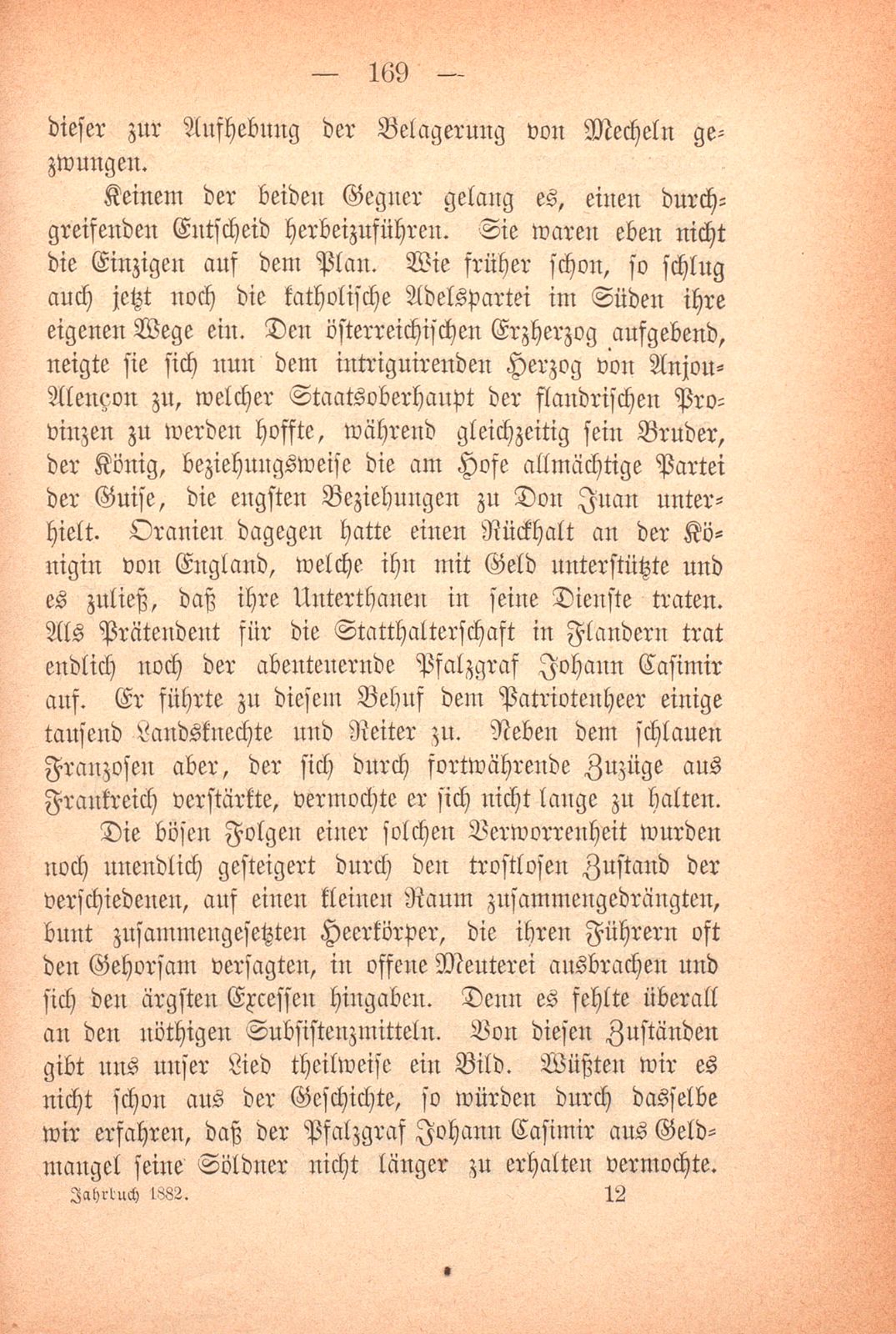 Lied eines deutschen Reiters aus dem Heere der niederländischen Patrioten 1579 – Seite 8