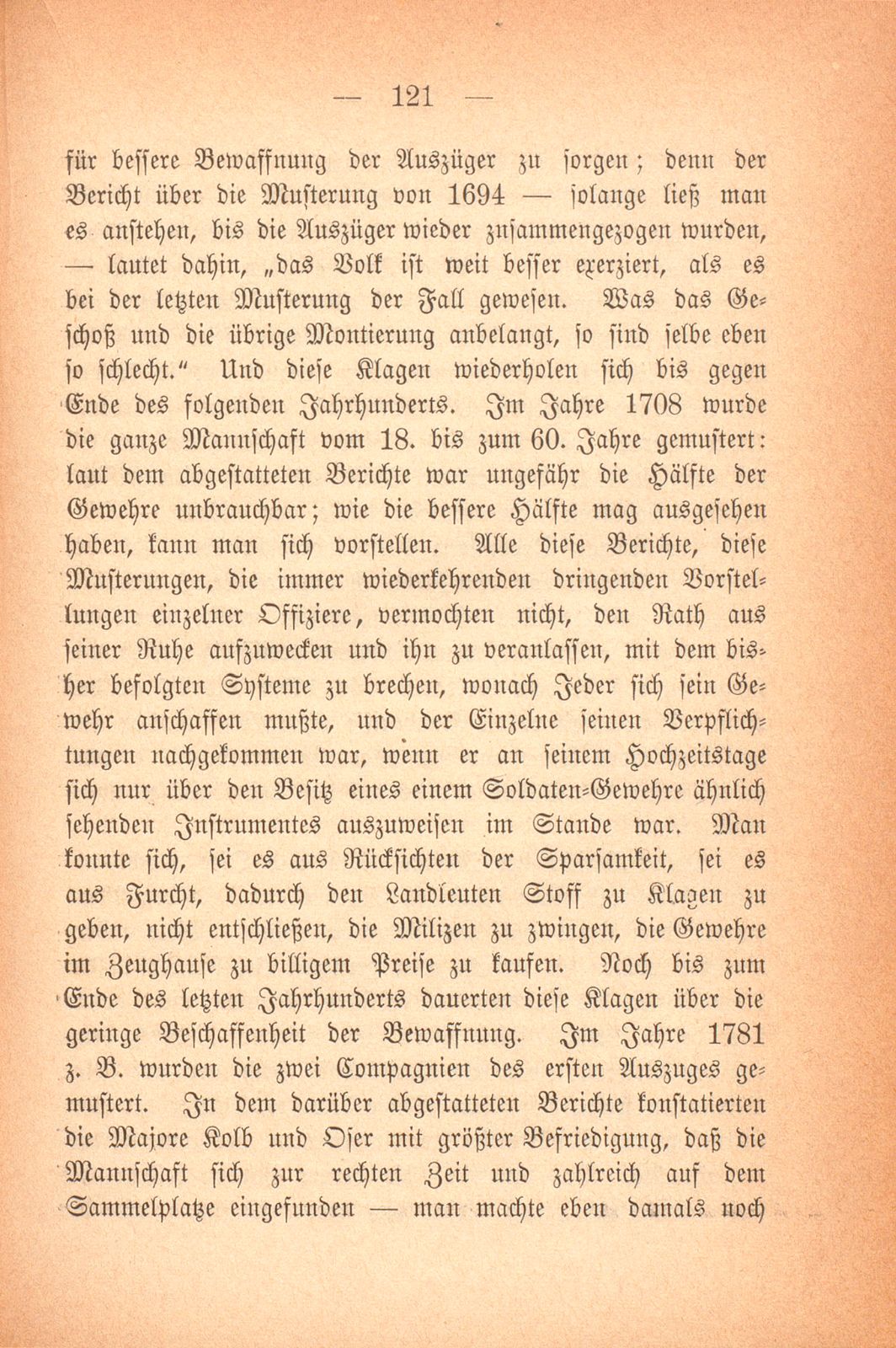 Über das baslerische Militärwesen in den letzten Jahrhunderten – Seite 43