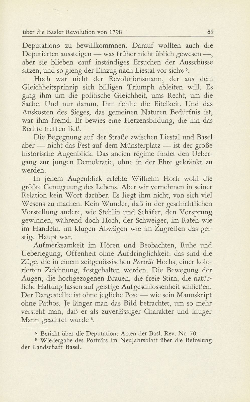 Zeitgenössischer Bericht über die Basler Revolution von 1798 [Wilhelm Hoch] – Seite 15