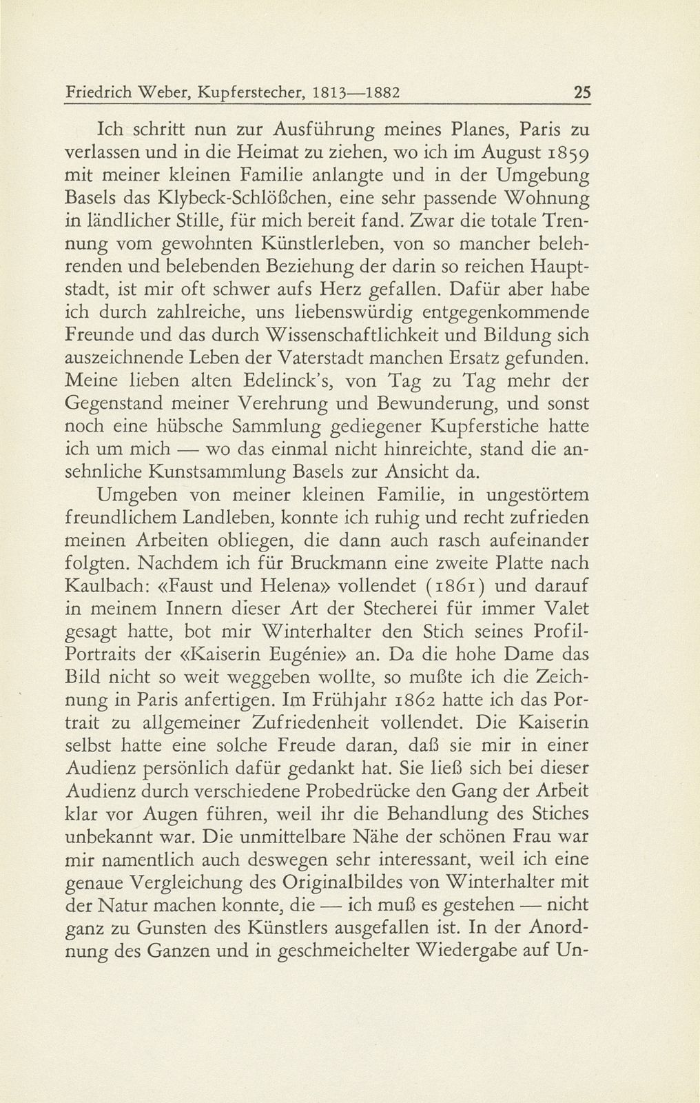 Friedrich Weber, Kupferstecher, 1813-1882. Sein Lebensgang – von ihm selbst erzählt – Seite 19