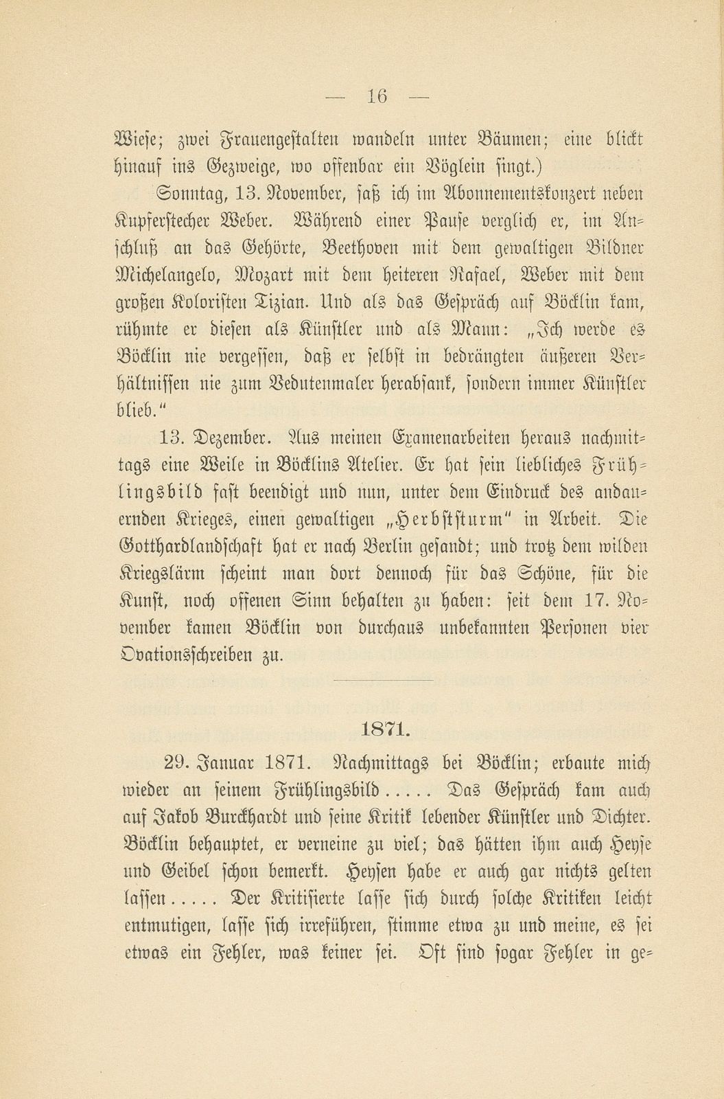 Erinnerungen an Arnold Böcklin nach Tagebuchnotizen eines Studenten – Seite 14