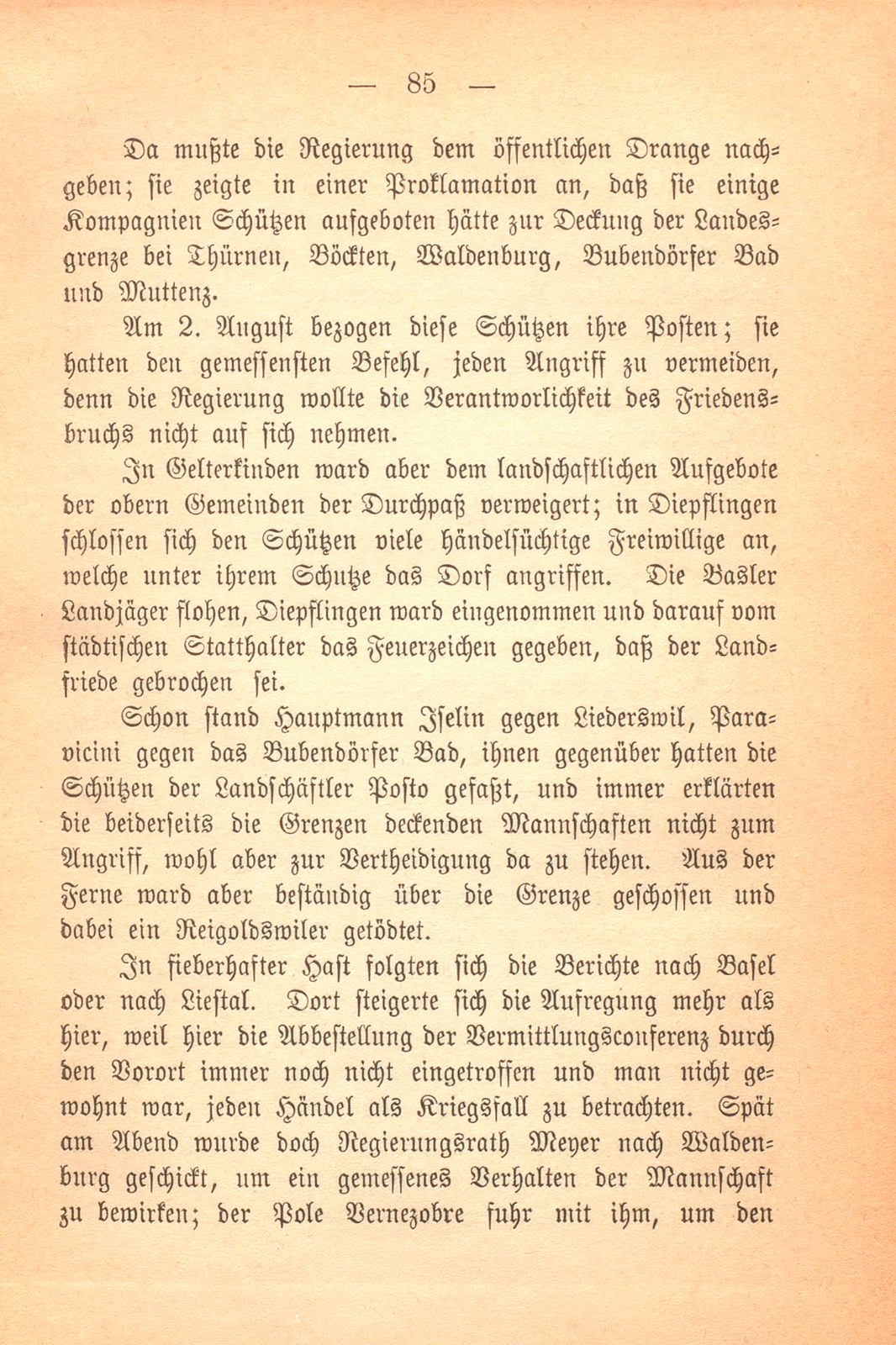 Der dritte August 1833. Mit einer Situationskarte – Seite 8