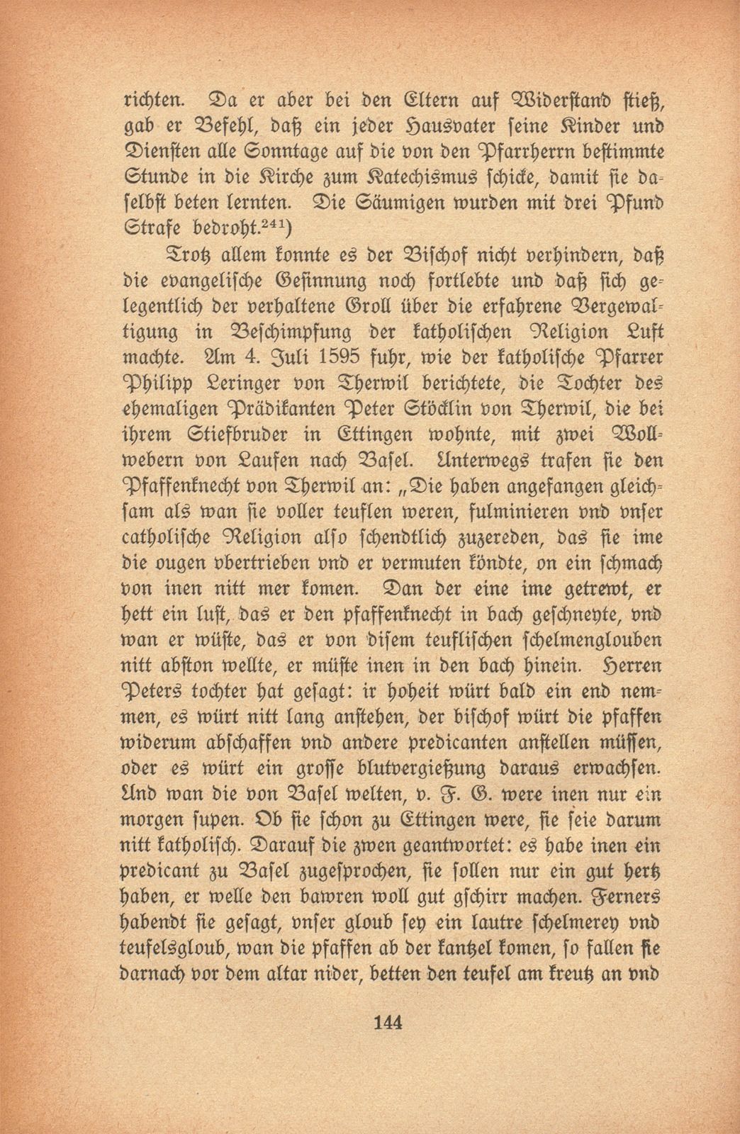 Die Gegenreformation im baslerisch-bischöflichen Laufen – Seite 54