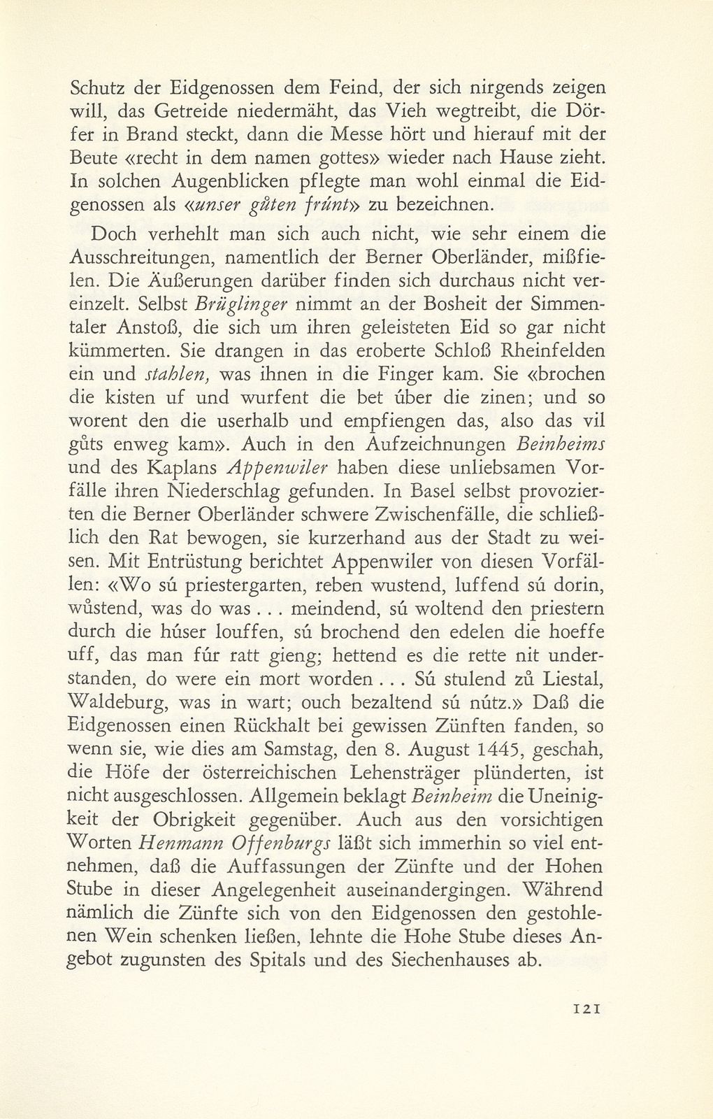 Die Eidgenossen im Urteil der baslerischen Geschichtsschreibung des 15. und 16. Jahrhunderts – Seite 5