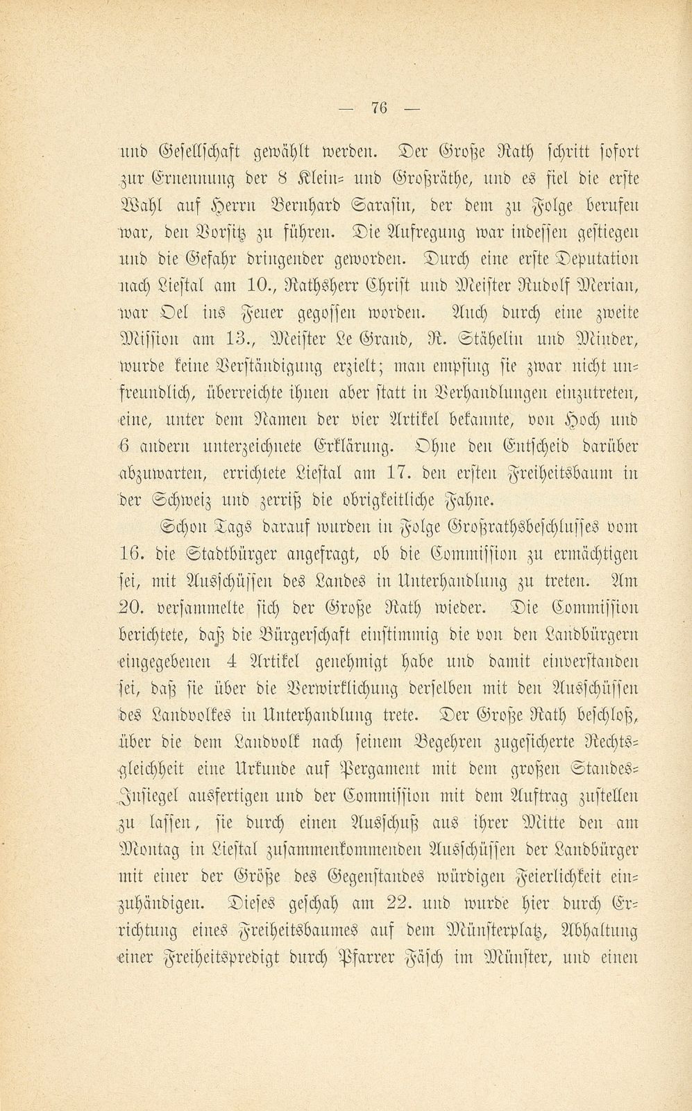 Bürgermeister Hans Bernhard Sarasin (1731-1822) – Seite 9