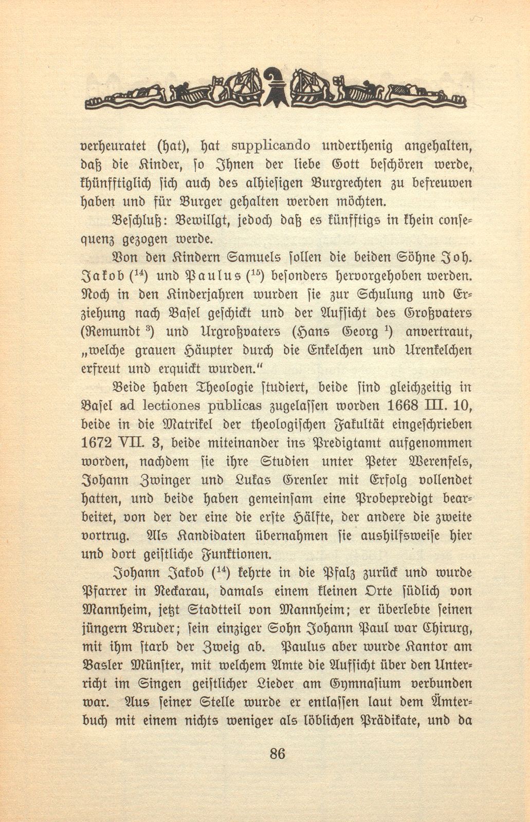 Zur Genealogie der Familie Euler in Basel – Seite 20