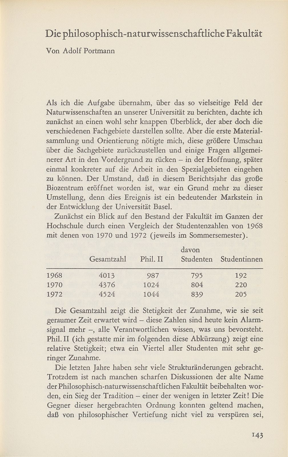 Die philosophisch-naturwissenschaftliche Fakultät – Seite 1