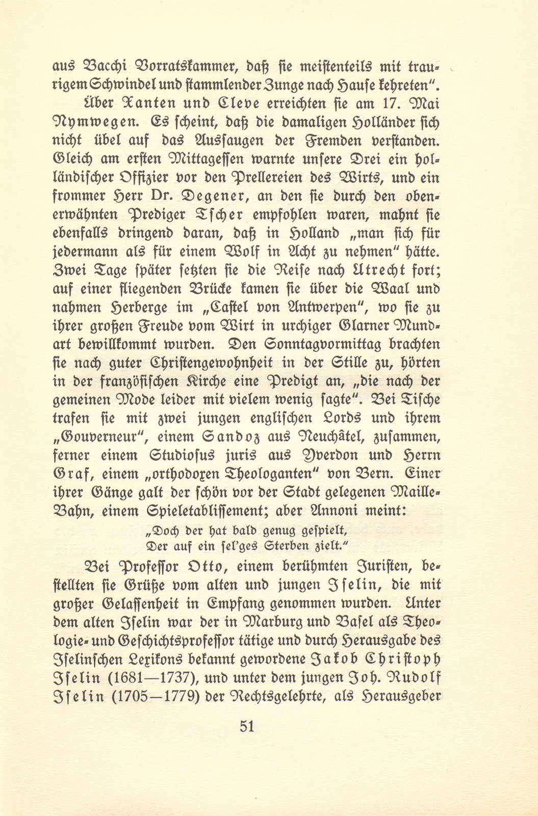 Aus den Wanderjahren des Hieronymus Annoni (1697-1770) – Seite 8