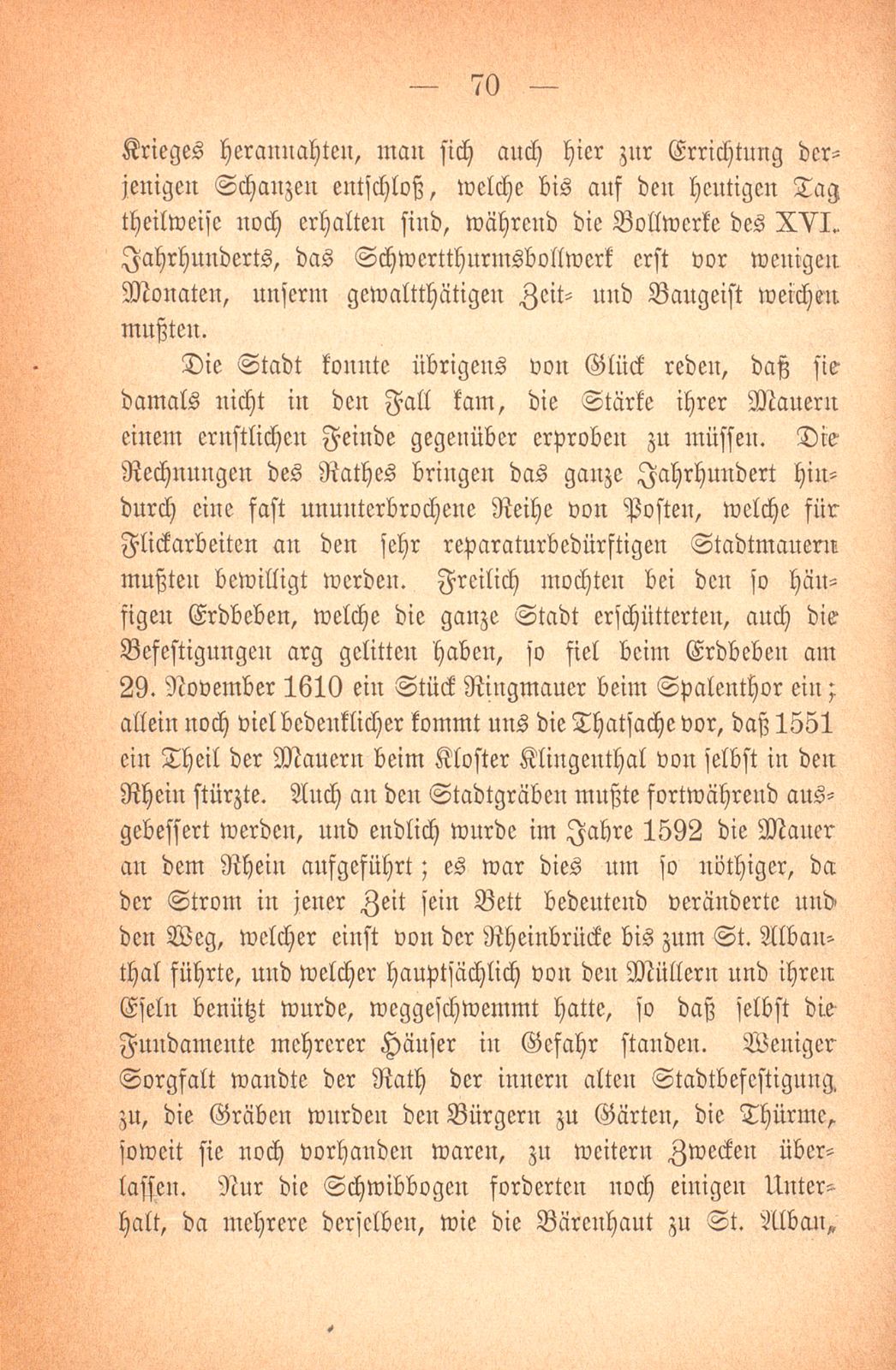 Baugeschichte Basels im XVI. Jahrhundert – Seite 19