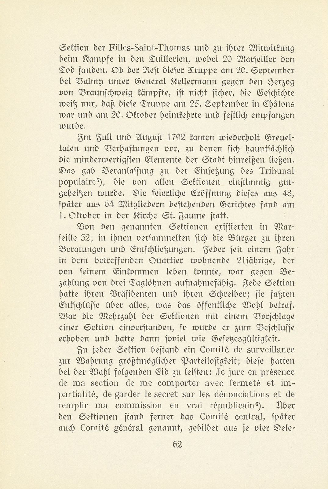 Von der Gefangenschaft eines Baslers in Marseille während der französischen Revolution – Seite 6