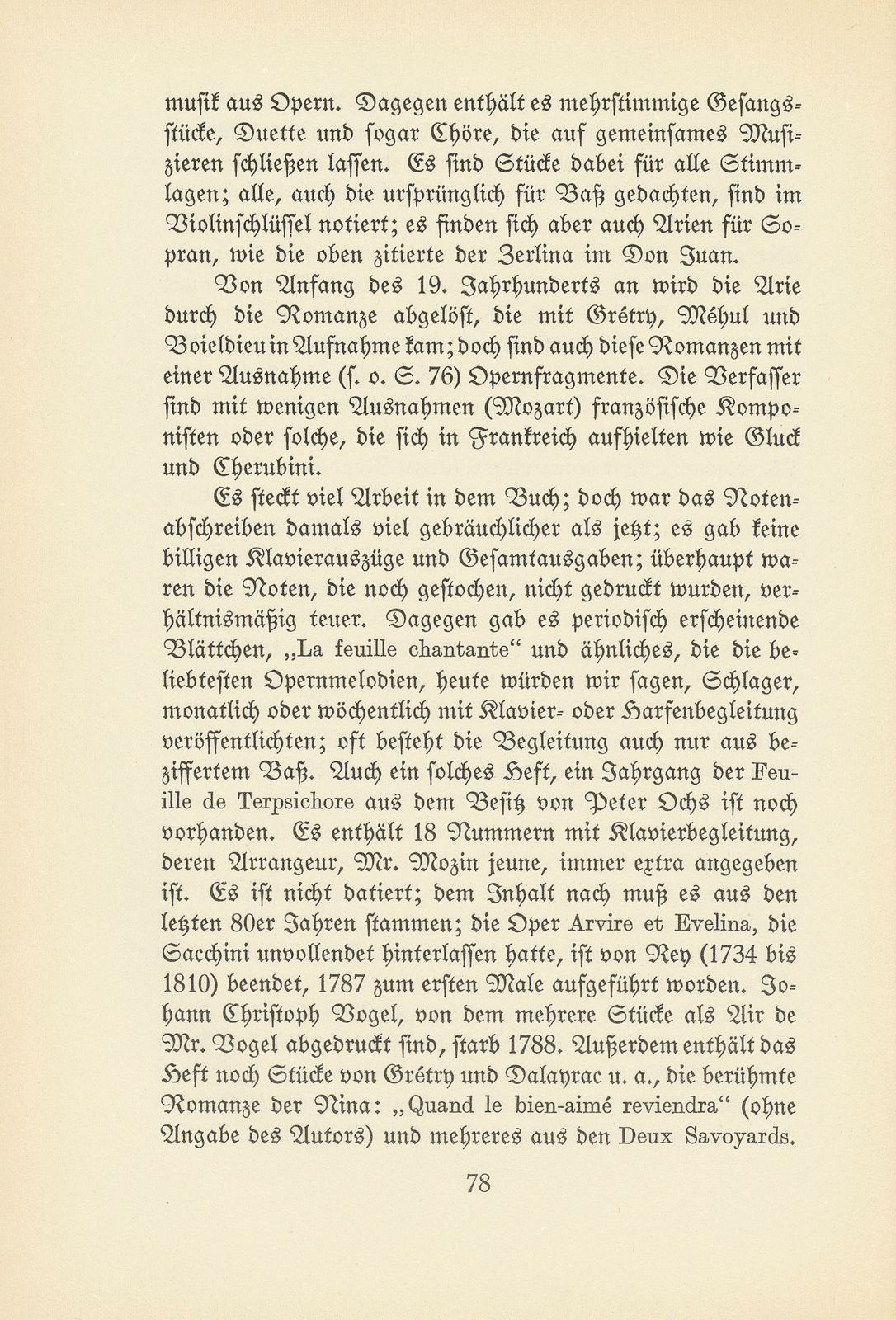 Ein handschriftliches Notenbuch aus dem Nachlass von Peter Ochs – Seite 11