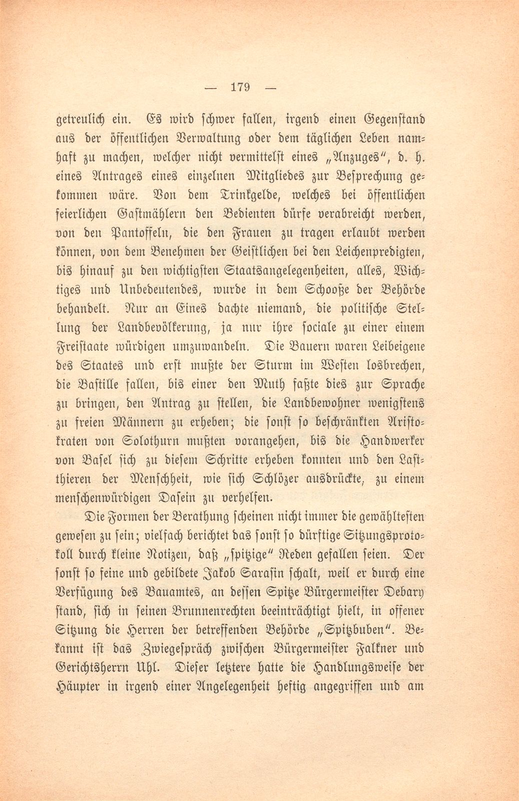 Einiges aus dem Leben zu Basel während des achtzehnten Jahrhunderts – Seite 10