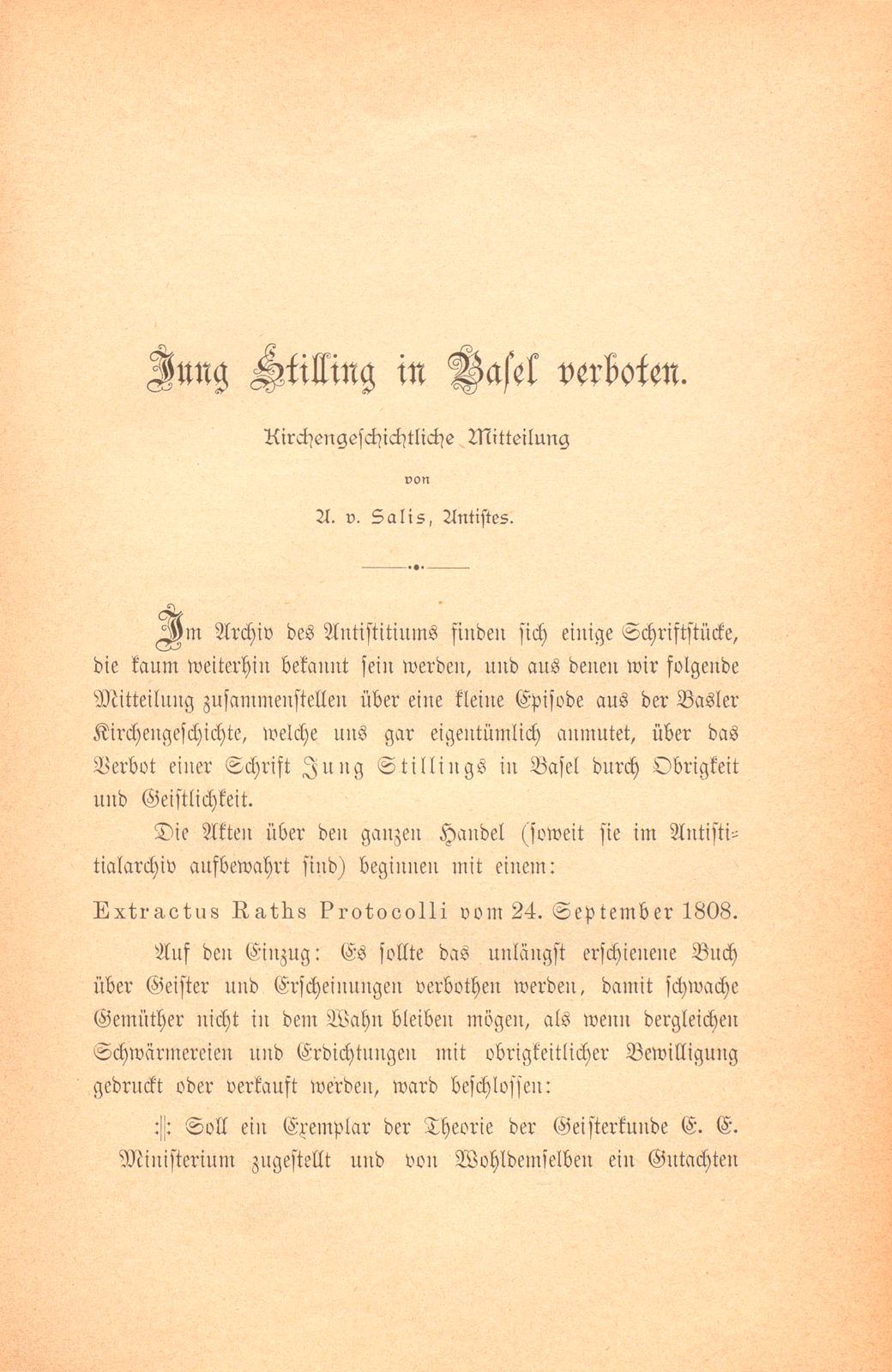 Jung Stilling in Basel verboten – Seite 1