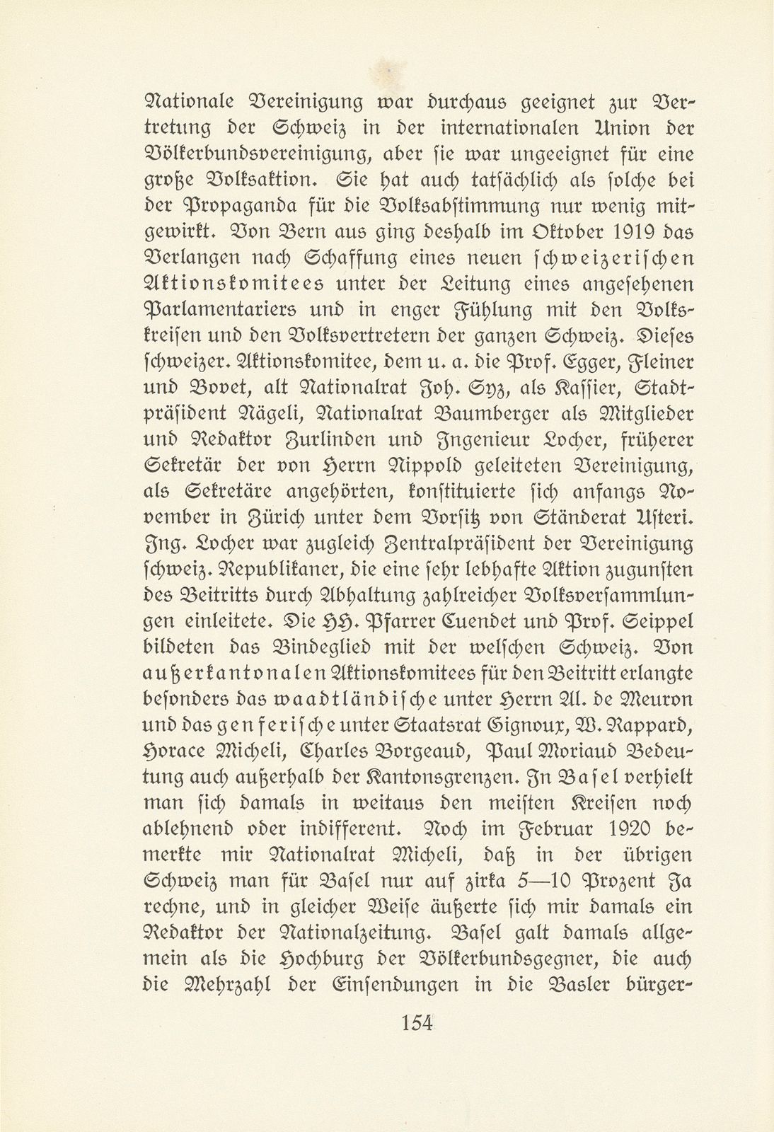 Die Stellungnahme Basels zum Eintritt der Schweiz in den Völkerbund – Seite 4