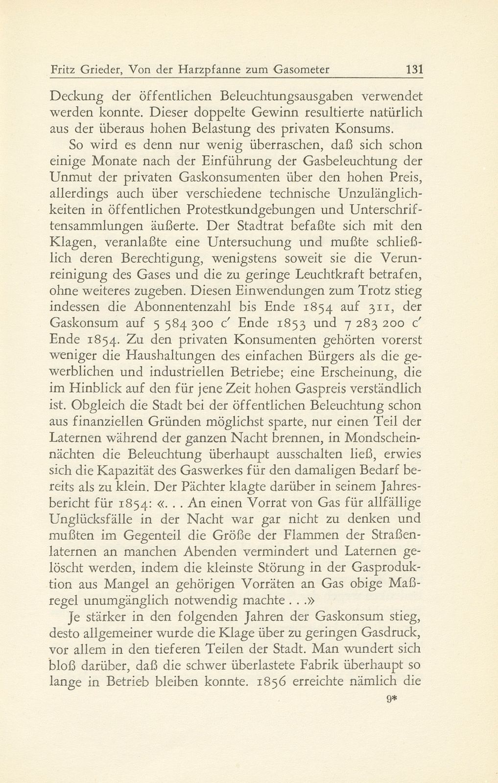 Von der Harzpfanne zum Gasometer (100 Jahre Basler Gasversorgung) – Seite 11