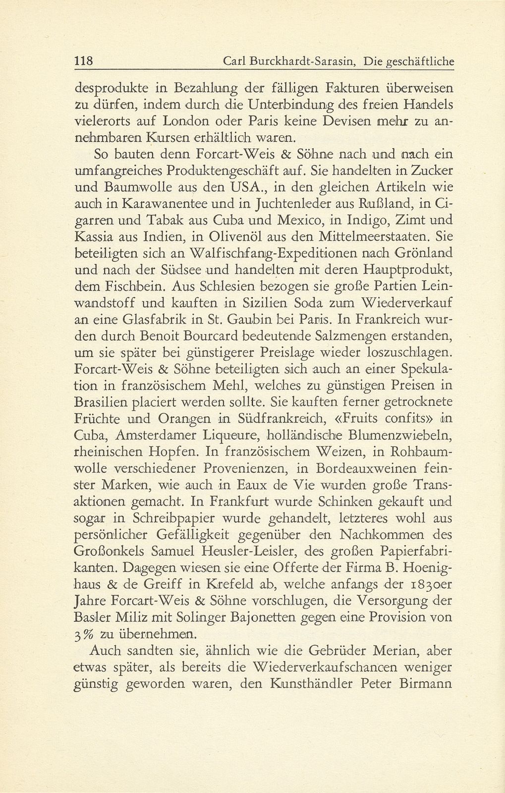 Die geschäftliche Tätigkeit von Johann Rudolf Forcart-Weis 1749-1834 – Seite 17