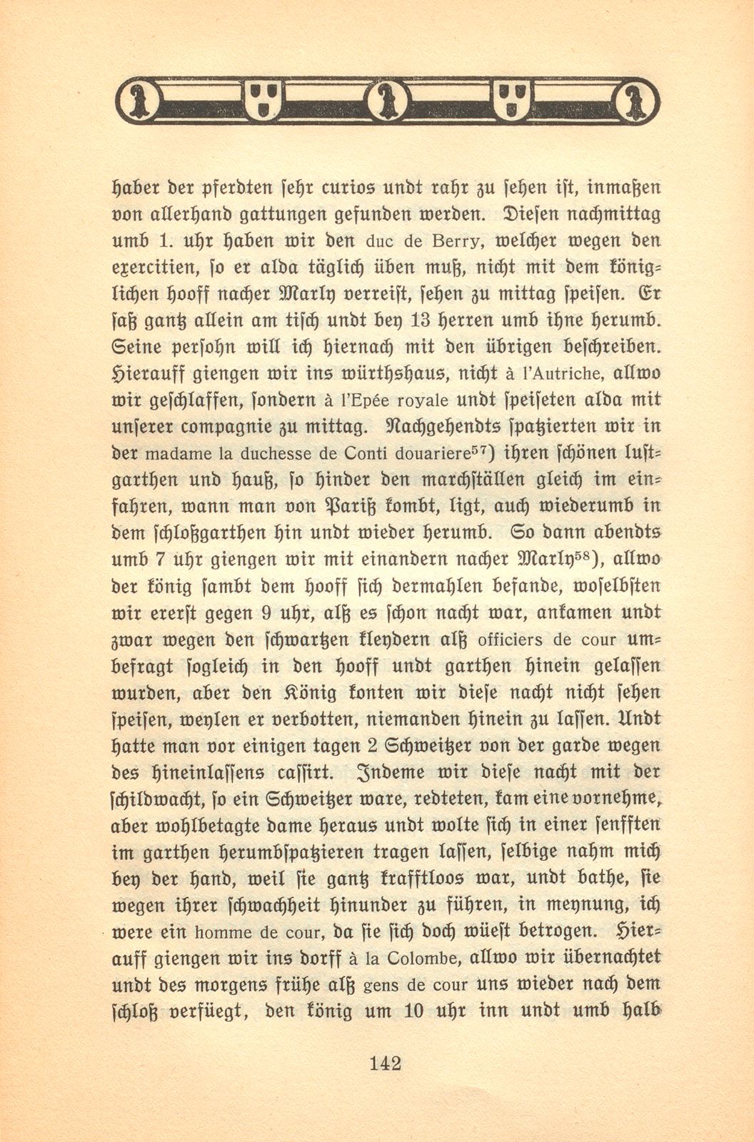 Der Aufenthalt eines Basler Kaufmanns in Paris im Jahre 1701 [Hans Burkhard Respinger] – Seite 24