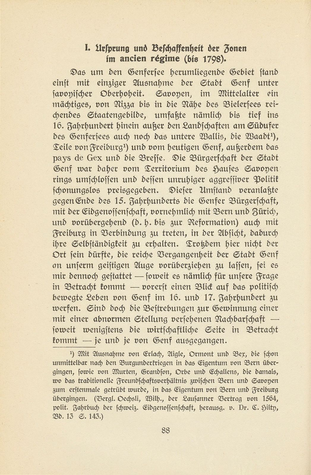 Zur Geschichte der Zonen von Gex und von Hochsavoyen – Seite 2