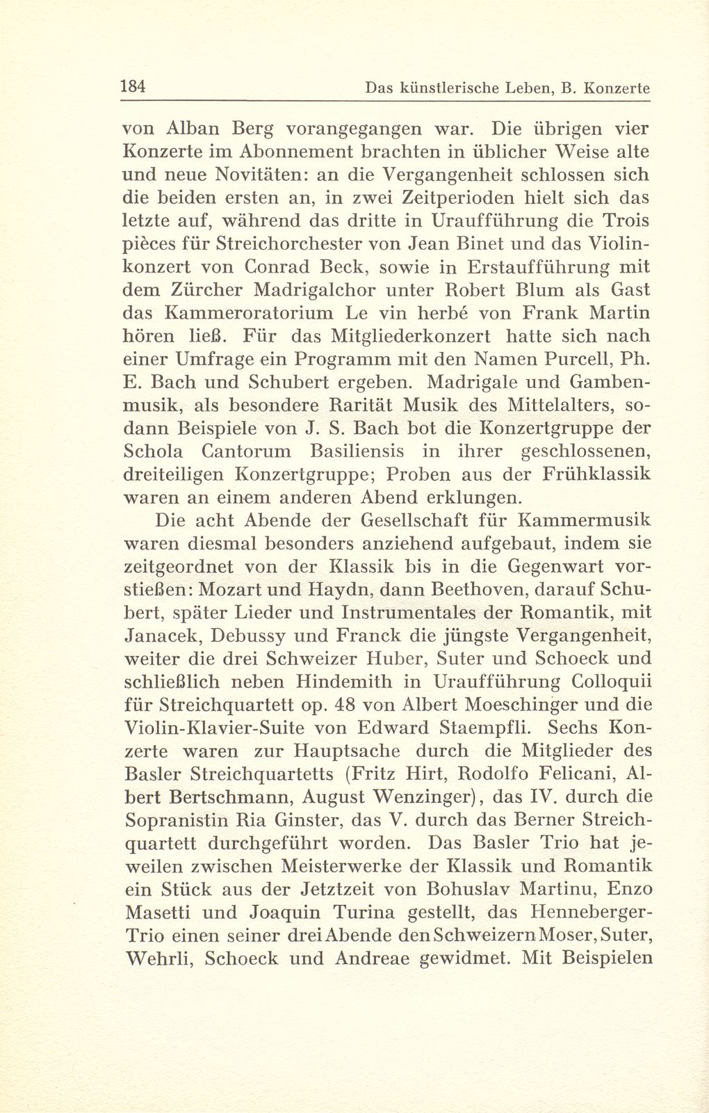 Das künstlerische Leben in Basel vom 1. Oktober 1940 bis 30. September 1941 – Seite 4