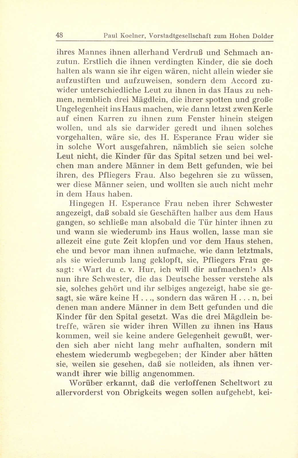 Aus der Gerichtspraxis der Vorstadtgesellschaft zum Hohen Dolder – Seite 34