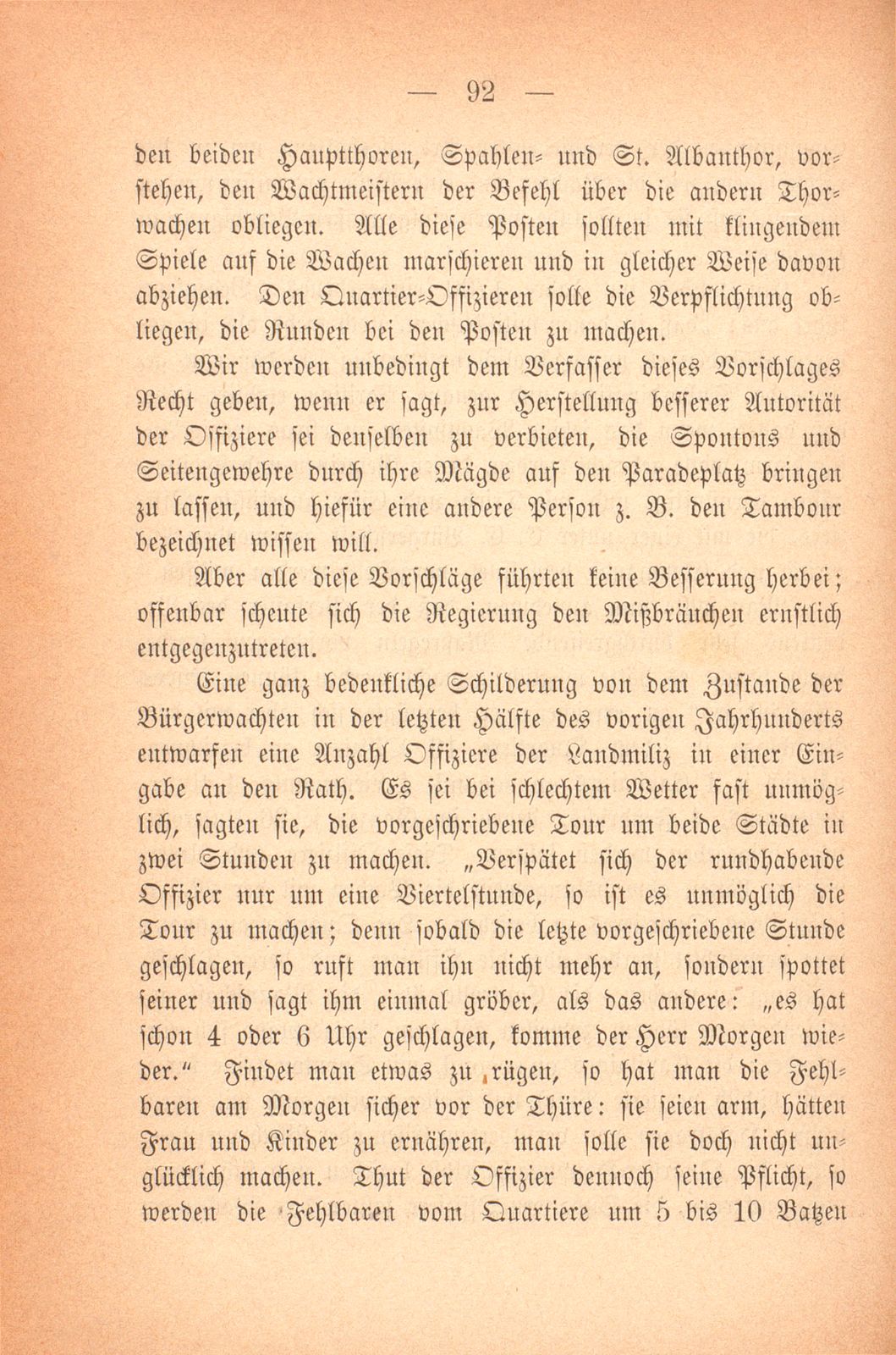 Über das baslerische Militärwesen in den letzten Jahrhunderten – Seite 14