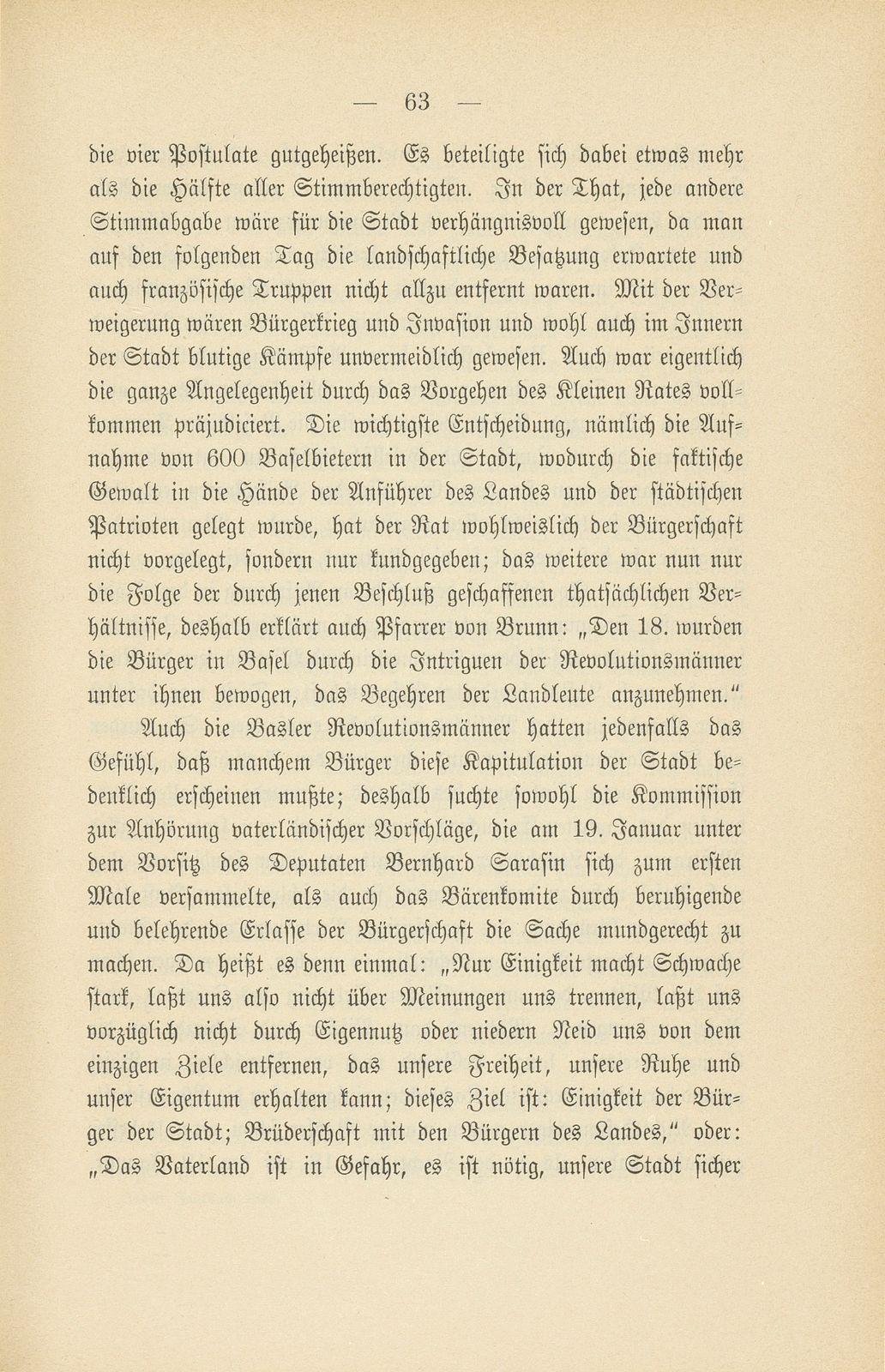 Die Revolution zu Basel im Jahre 1798 – Seite 67