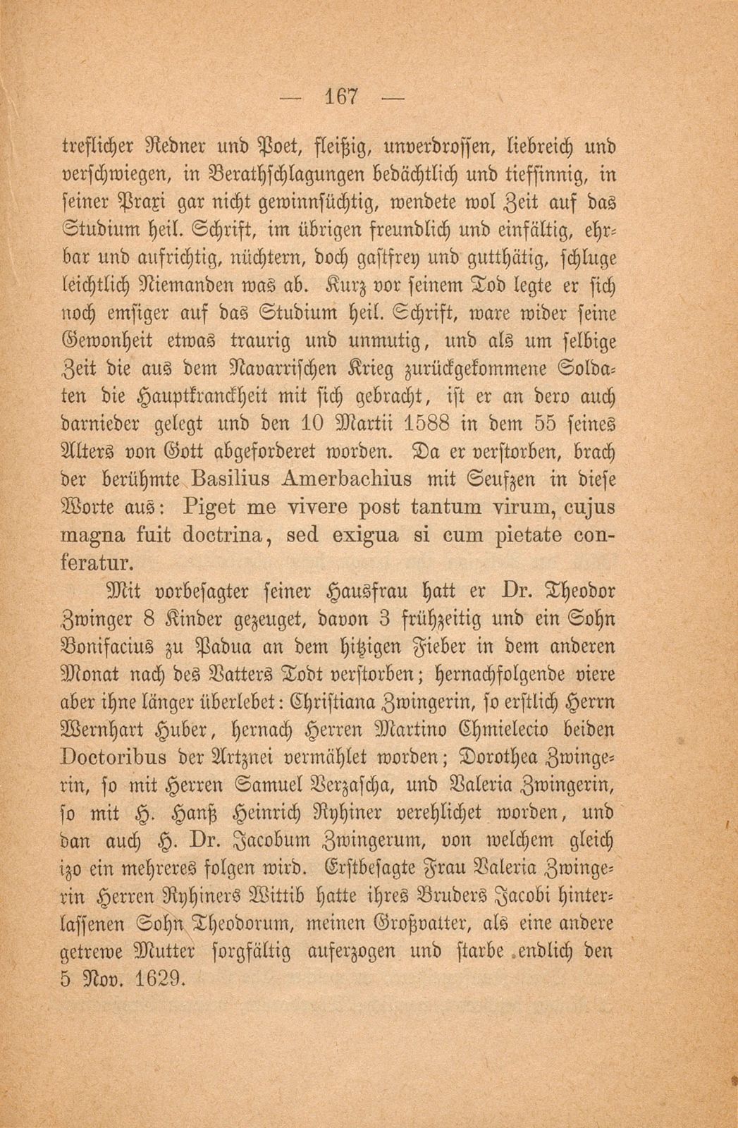 Aus einem baslerischen Stammbuch, XVII. Jahrhundert – Seite 31