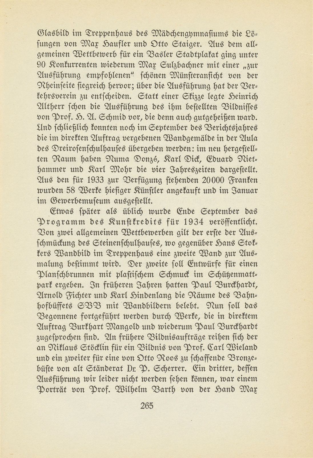 Das künstlerische Leben in Basel vom 1. Oktober 1933 bis 30. September 1934 – Seite 6