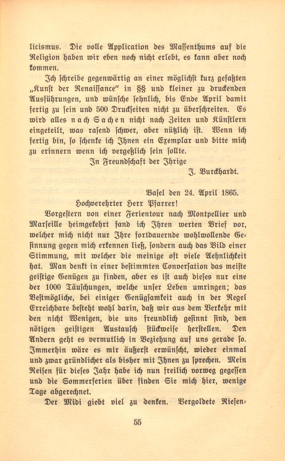 Briefe Jakob Burckhardts an Salomon Vögelin – Seite 13