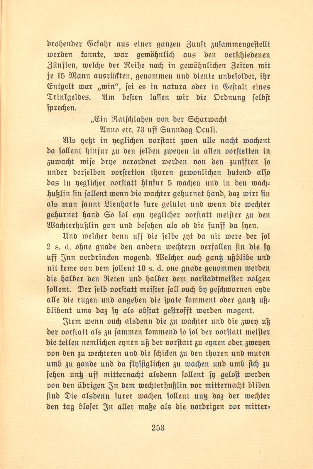 Torhut und Scharwache zu Basel in der zweiten Hälfte des XV. Jahrhunderts – Seite 13