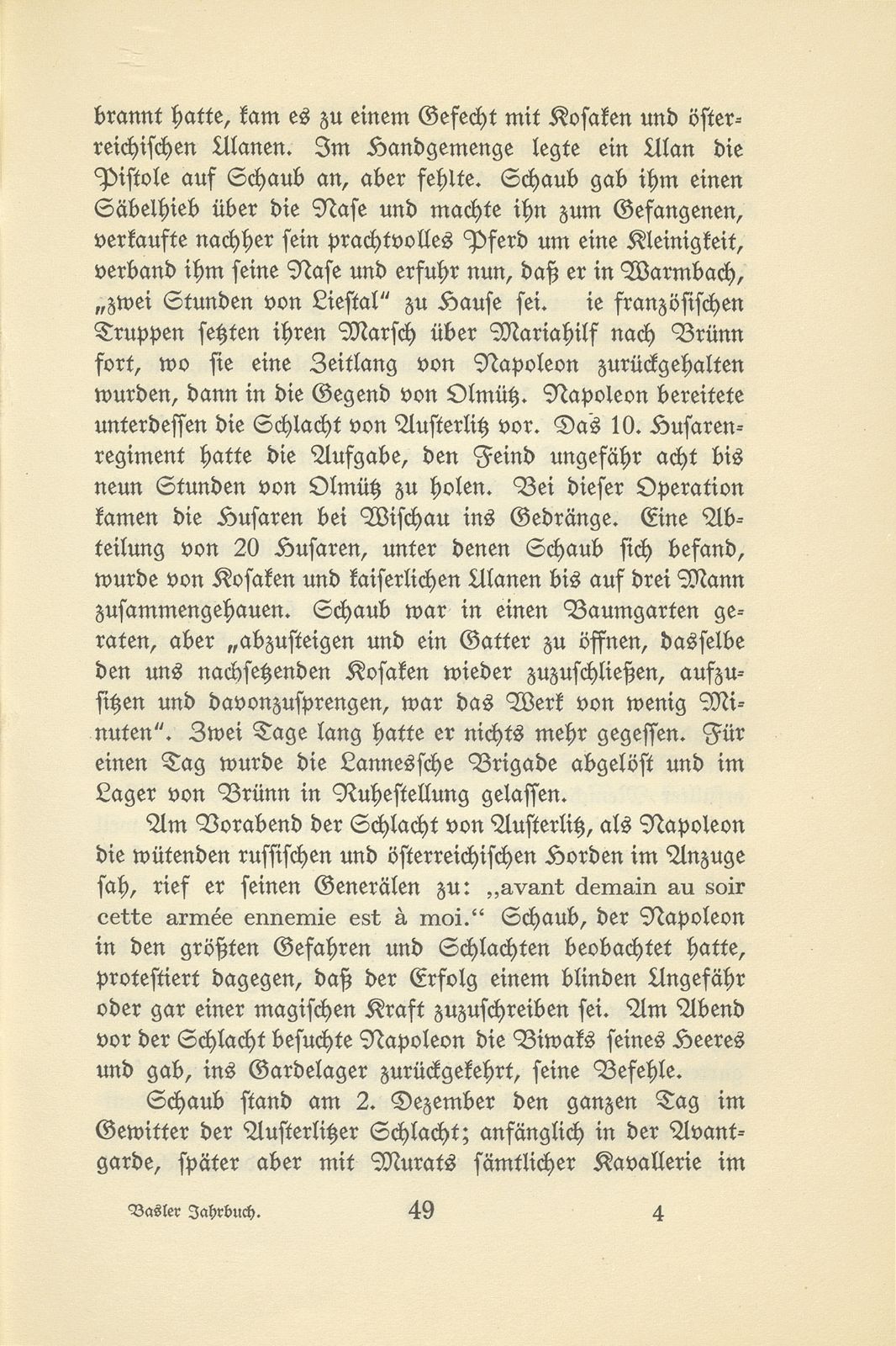 Benedikt Schaub, ein Liestaler Veteran aus den napoleonischen Kriegen – Seite 15