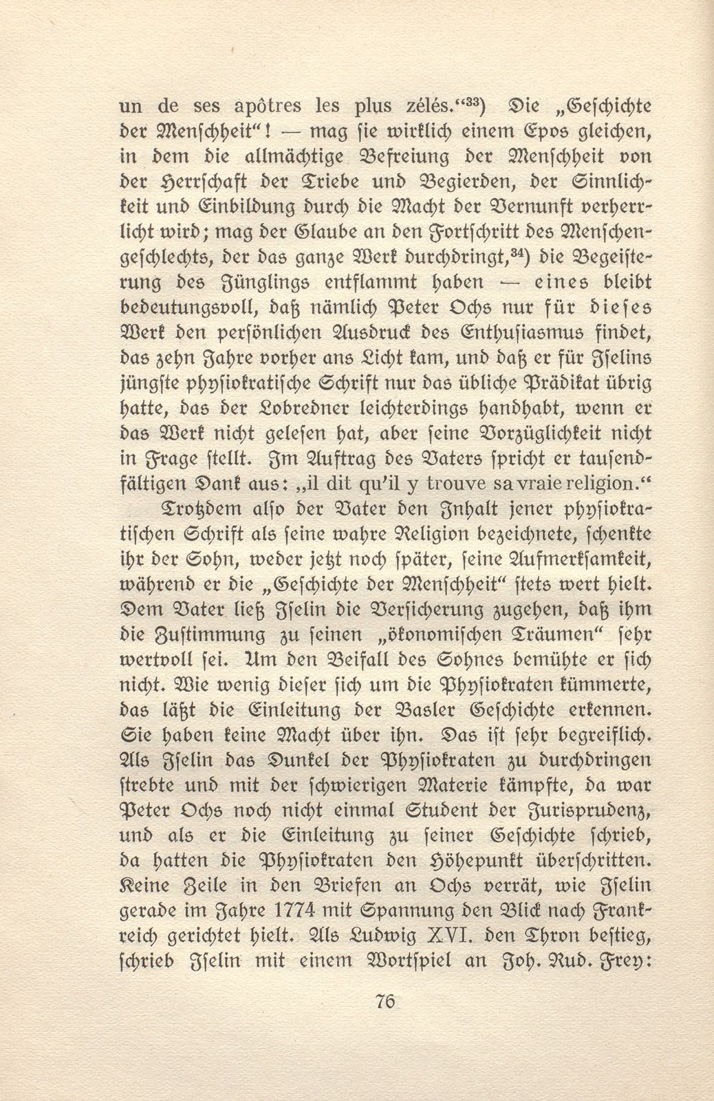 Der Einfluss Isaac Iselins auf Peter Ochs – Seite 13