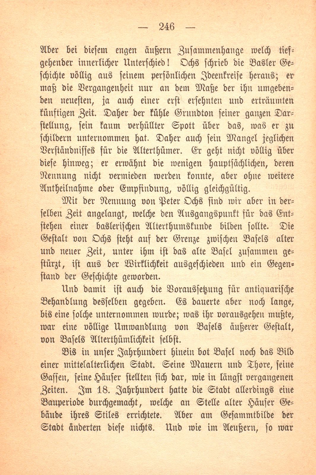 Die Erhaltung vaterländischer Alterthümer in Basel – Seite 22