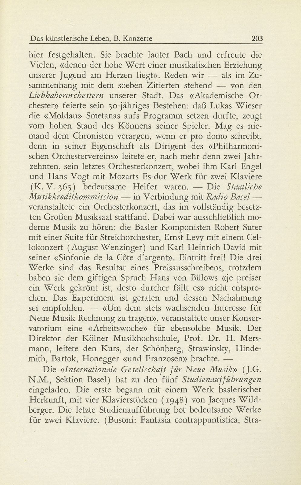 Das künstlerische Leben in Basel vom 1. Oktober 1949 bis 30. September 1950 – Seite 4