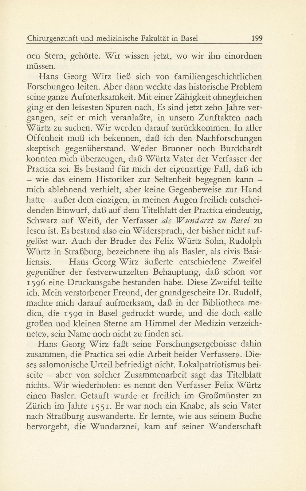 Ärzte und Wundärzte, Chirurgenzunft und medizinische Fakultät in Basel – Seite 23