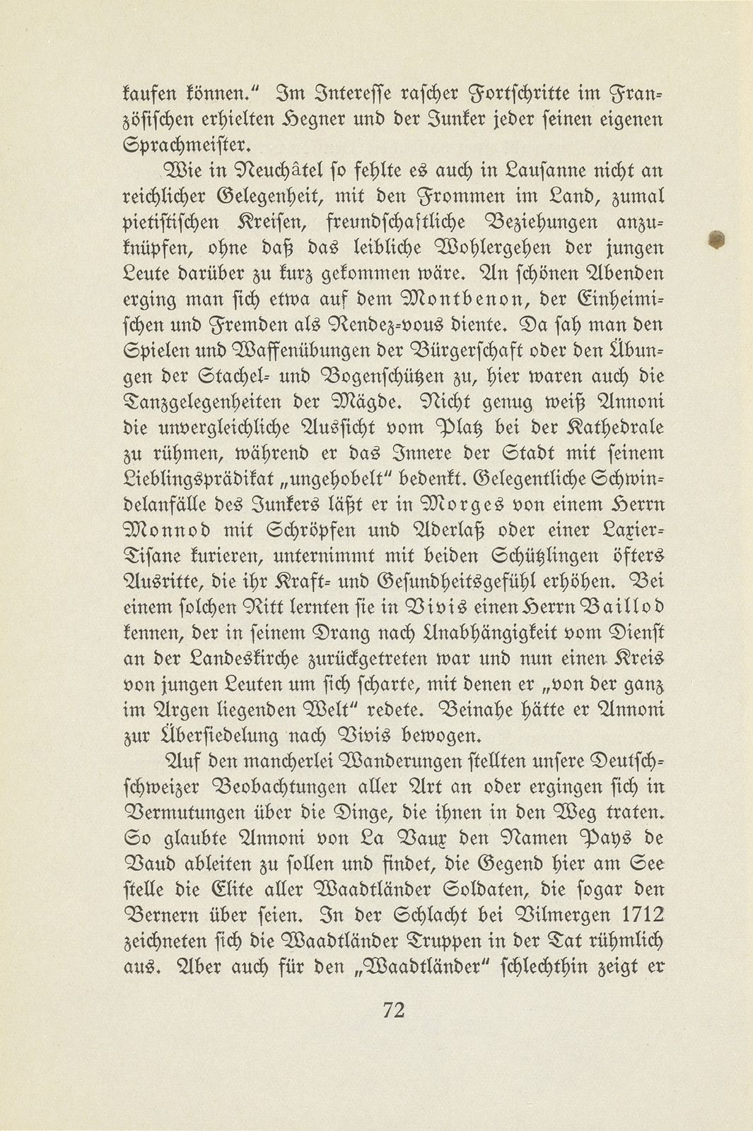 Aus den Wanderjahren des Hieronymus Annoni (1697-1770) – Seite 8