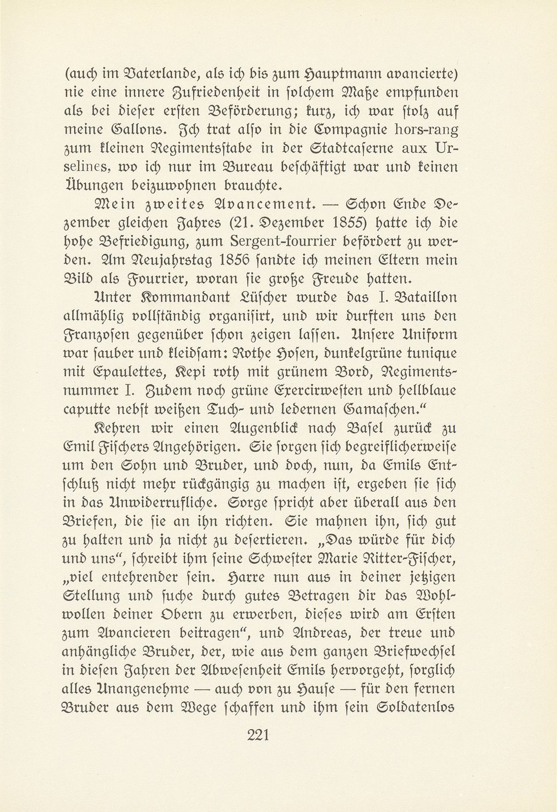 Emil Fischer-Miville als Unteroffizier in der französischen Fremdenlegion (1855-1858) – Seite 12