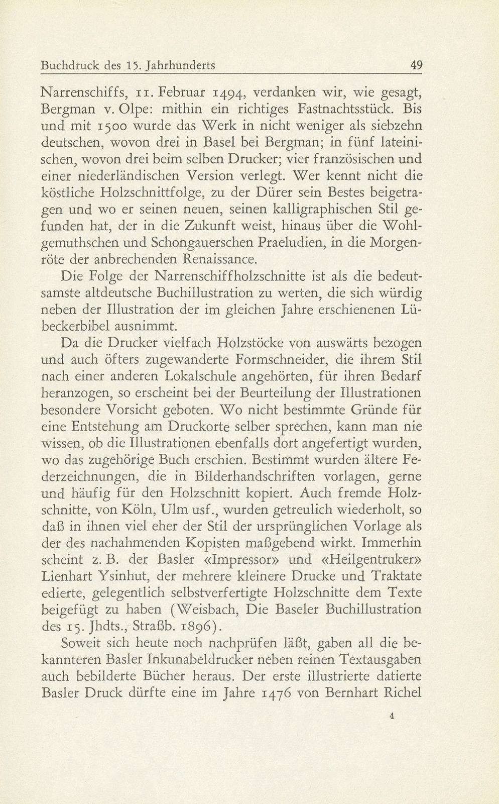 Vom Basler Buchdruck des 15. Jahrhunderts – Seite 20