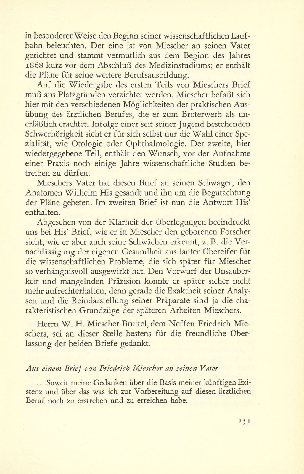 Friedrich Miescher, der Entdecker der Nukleinsäuren (1844-1895) – Seite 18