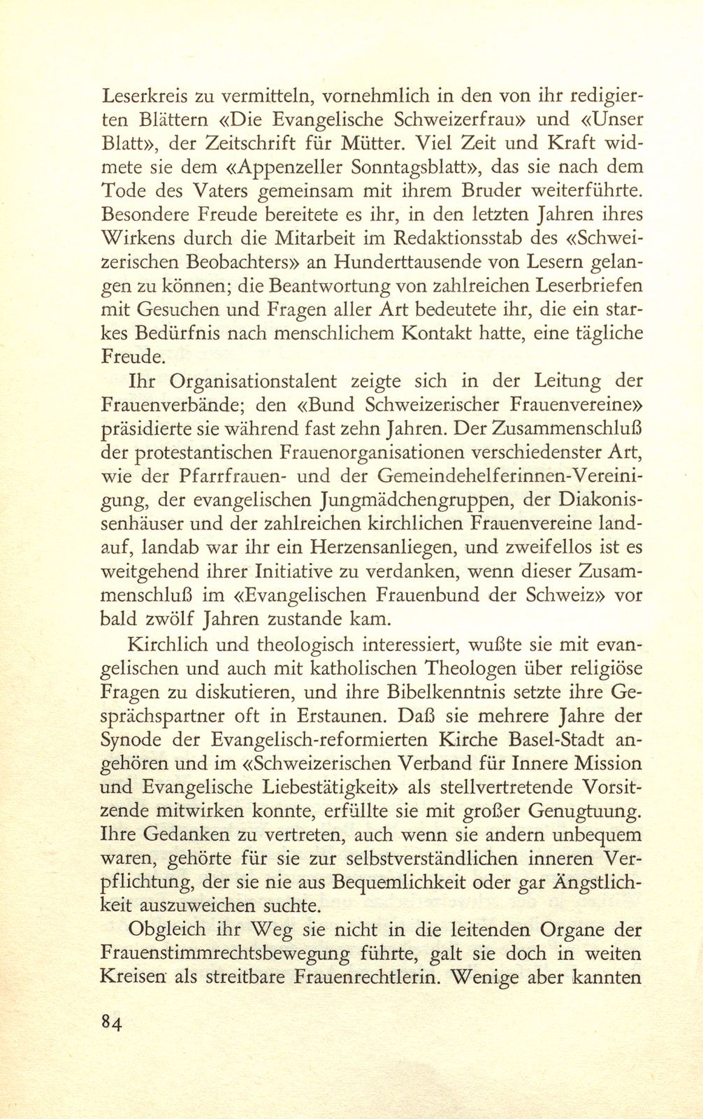 Elisabeth Zellweger zum Gedenken (1884-1957) – Seite 5