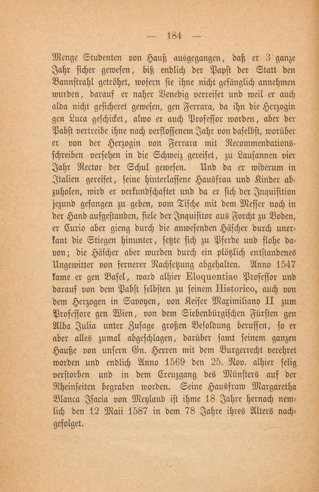 Aus einem baslerischen Stammbuch, XVII. Jahrhundert – Seite 48