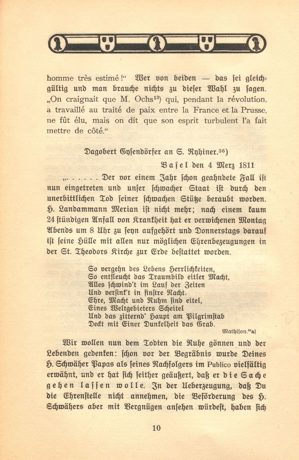 Die Bürgermeisterwahl im Jahre 1811 – Seite 10