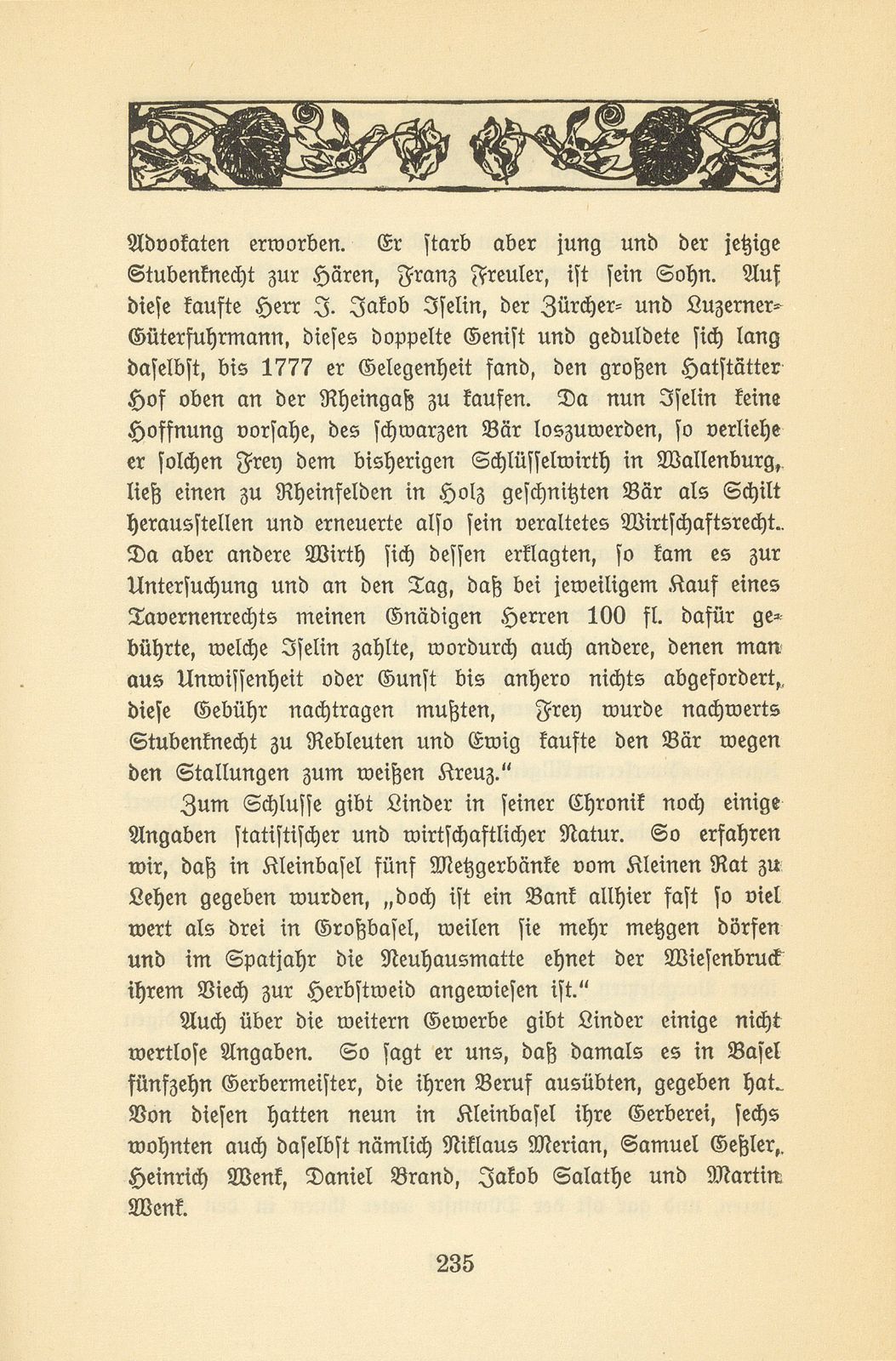 Eine Kleinbasler Chronik des 18. Jahrhunderts [Wilhelm Linder] – Seite 43