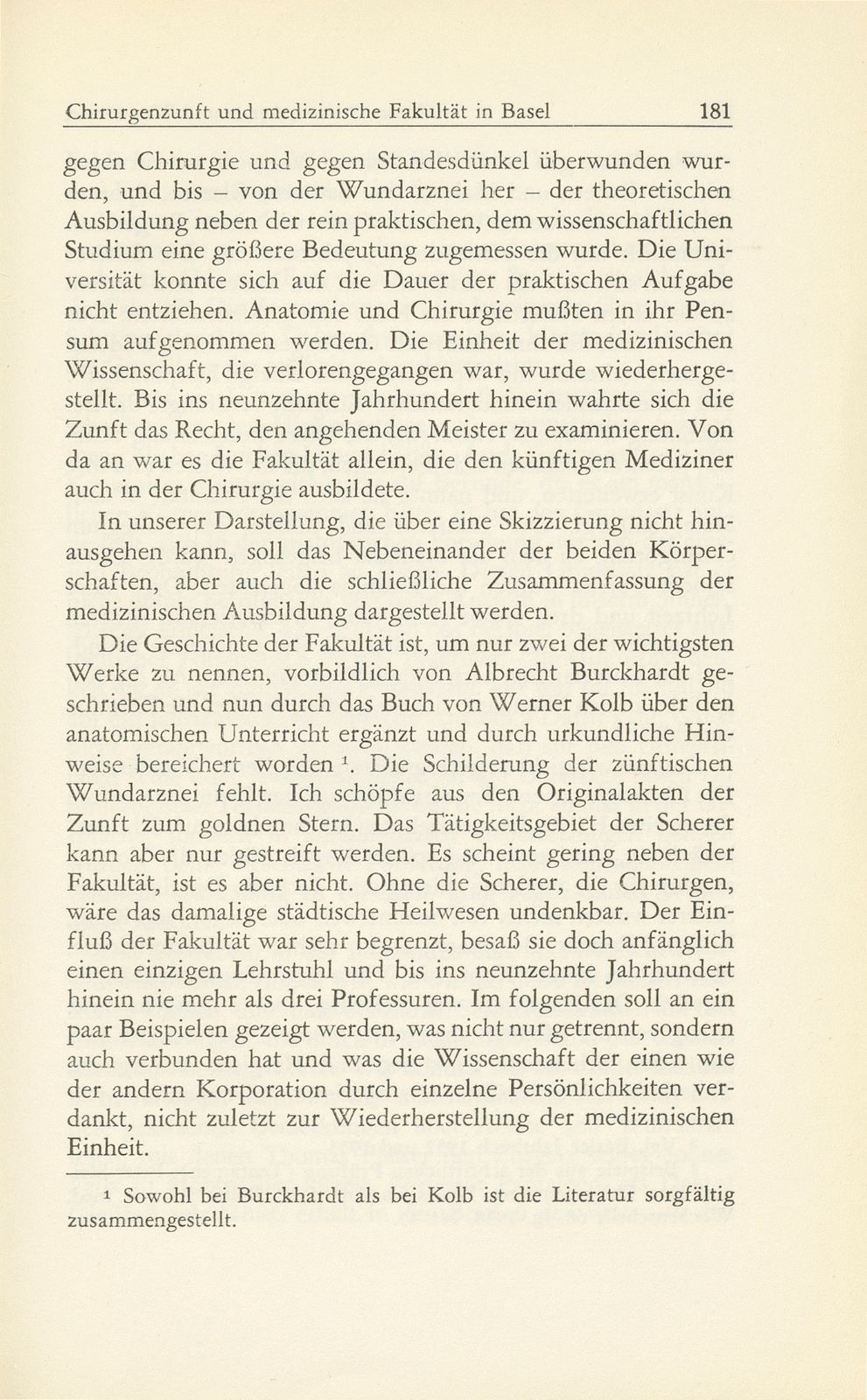 Ärzte und Wundärzte, Chirurgenzunft und medizinische Fakultät in Basel – Seite 3