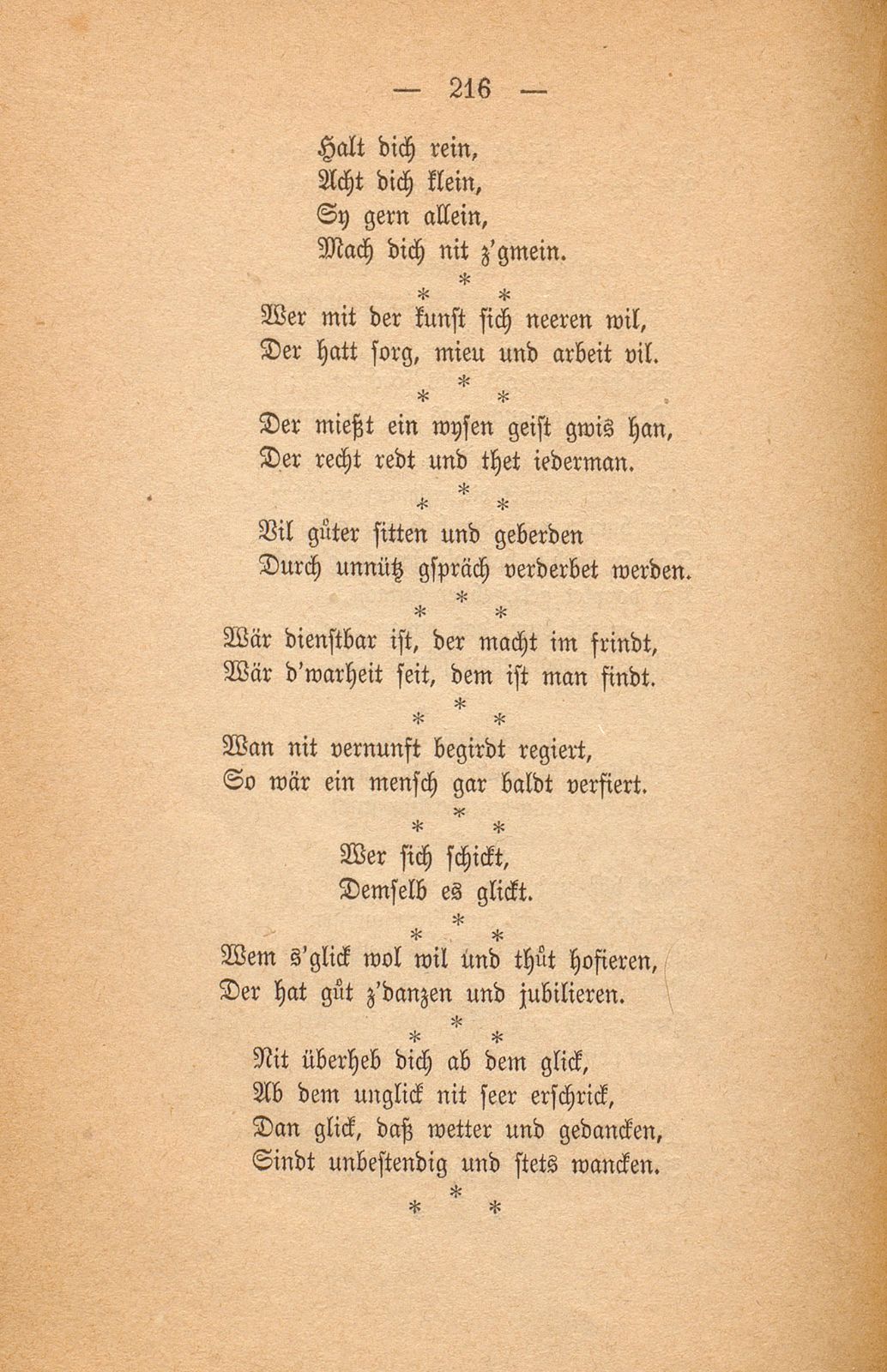 Basler Spruchpoesie aus dem XVI. Jahrhundert – Seite 6