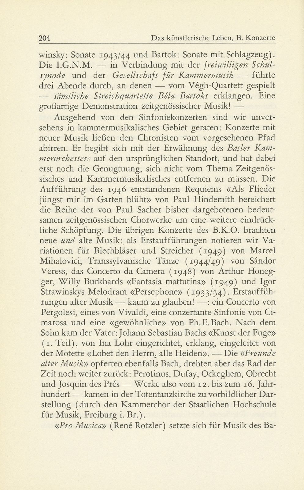 Das künstlerische Leben in Basel vom 1. Oktober 1949 bis 30. September 1950 – Seite 5