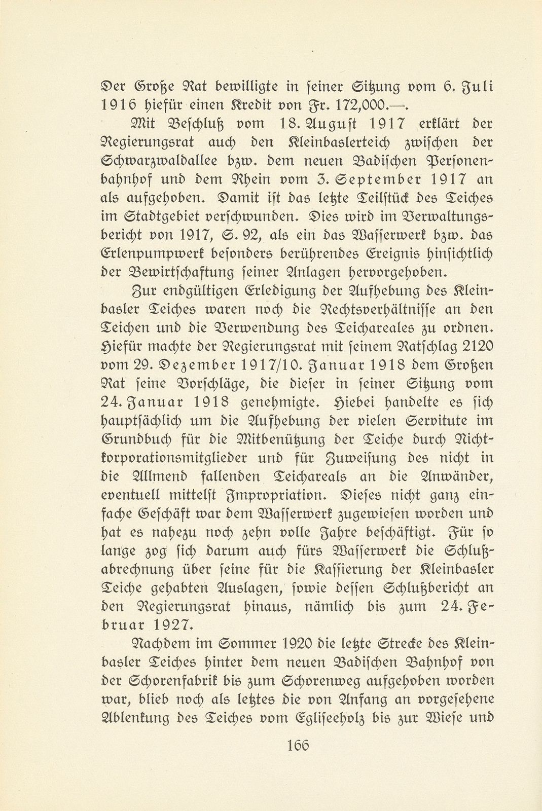 Memoiren des letzten Wassermeisters der Kleinbasler Teichkorporation – Seite 58