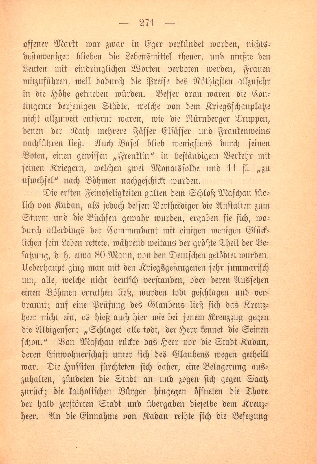 Der Antheil Basels an dem Hussitenkrieg von 1421 – Seite 12