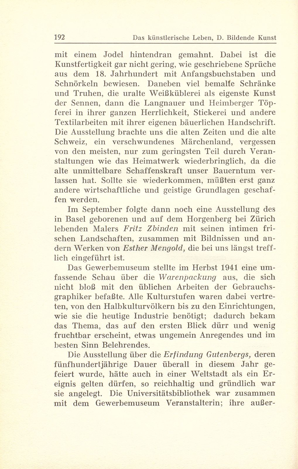 Das künstlerische Leben in Basel vom 1. Oktober 1940 bis 30. September 1941 – Seite 5